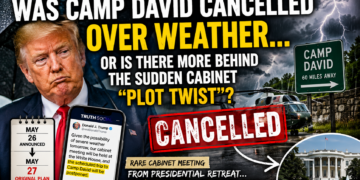 Camp David Drama Turns into a “Postponement” – Cabinet Meeting Rescheduled as Weather Chaos Steals the Spotlight