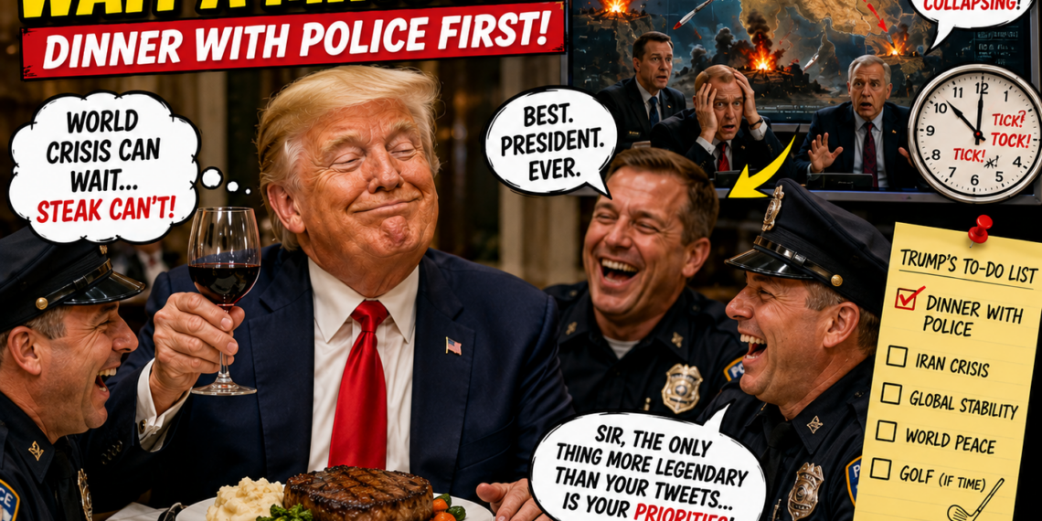 Did Trump Tell Iran to “Wait a Minute” So He Could Eat Dinner? The Internet Thinks This Is Peak Trump