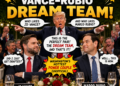 The “Vance–Rubio Dream Team”: When Trump Turned the Rose Garden Into a Political Reality Show