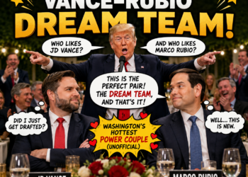 The “Vance–Rubio Dream Team”: When Trump Turned the Rose Garden Into a Political Reality Show