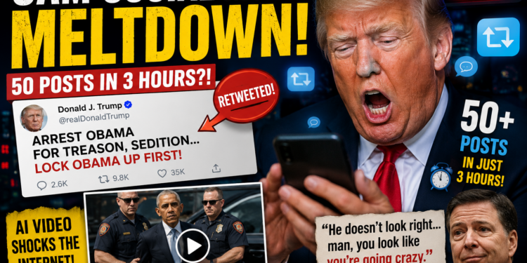Was There Really a 3AM “Posting Frenzy”? 50 Posts in 3 Hours, AI Arrest Clips, and an Internet That Couldn’t Sleep