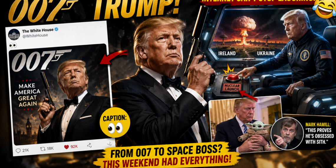 White House’s “007 Trump” Surprise Drop: Is This a Bond Audition… or a New Reality Show?