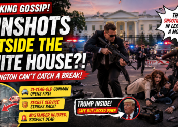 Gunshots Outside the White House Again?! Is Washington Secretly Filming a Political Action Drama?