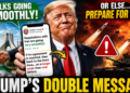 Trump Says Iran Talks Are Going Smoothly… Then Instantly Switches to “Prepare for War” Mode