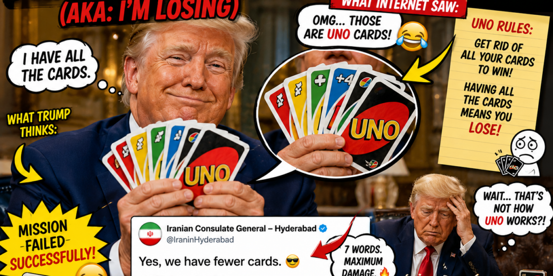 Did Trump Just Declare Defeat With UNO Cards? “I Have All the Cards” Sparks a Global Laugh Attack
